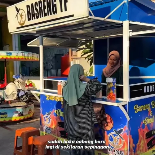 Basreng Basah dan Cimol Kenyot - Basreng YF Balikpapan