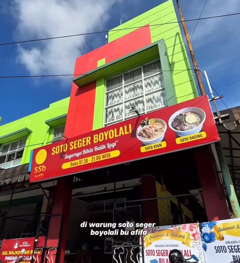 Soto Seger Boyolali Bu Afifa Balikpapan